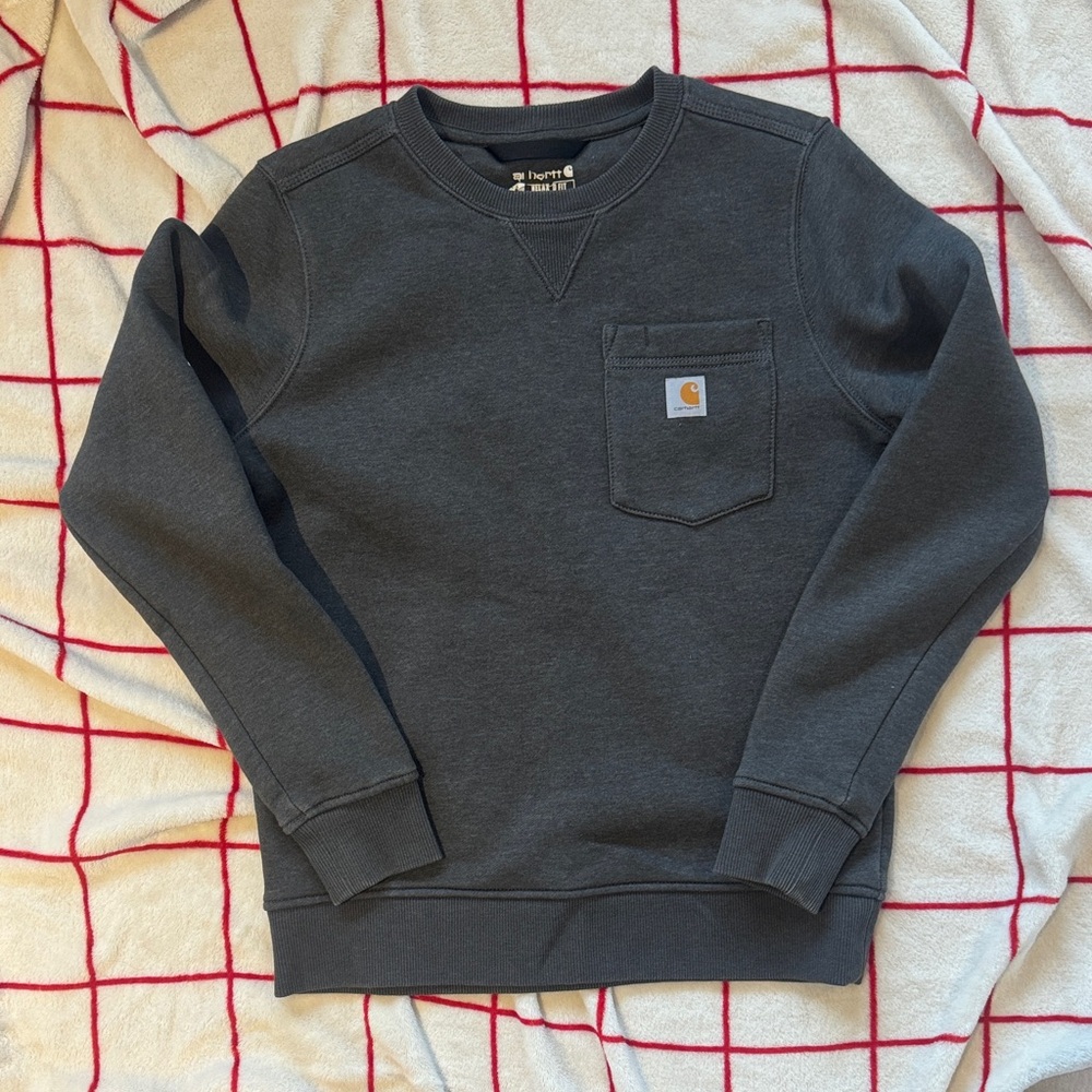 Carhartt Women’s Relaxed Fit Charcoal Crewneck Sweater